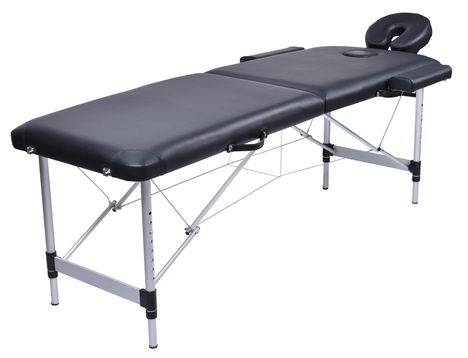 2-Fold Aluminium Massage Table for Beauty Therapy Portable
