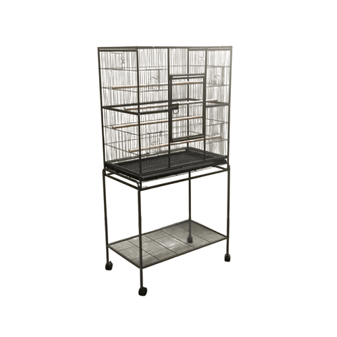 161 Cm Bird Cage Parrot Aviary Pet Stand-Alone Budgie Perch Castor Wheels