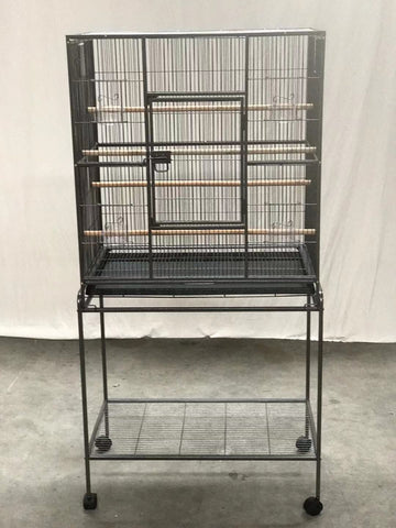 Sturdy Stand-Alone Parrot Aviary with Castor Wheels - 161 cm Height