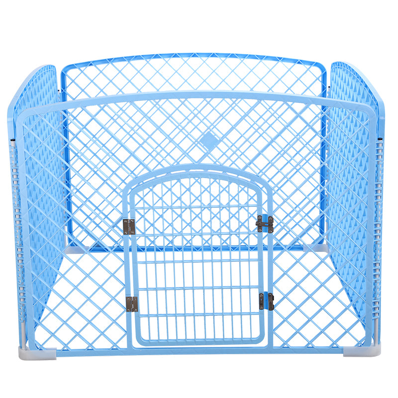 4 Panel Plastic Pet Pen Pet Foldable Fence Dog Fence Enclosure White
