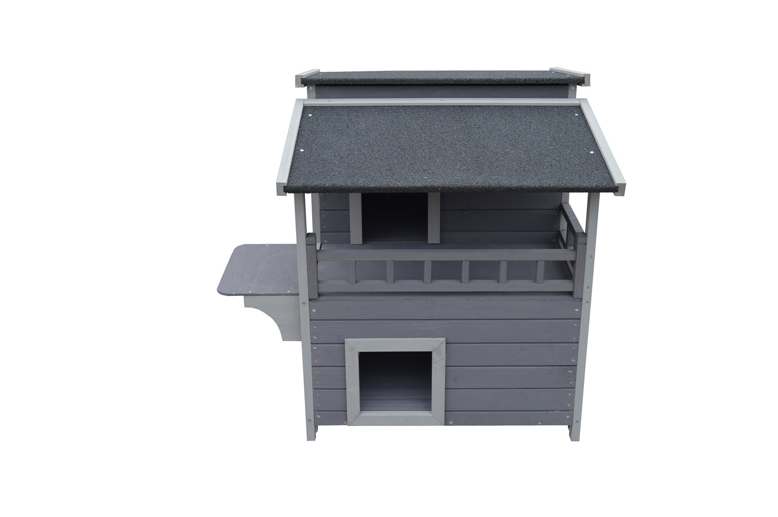 2 Story Cat Shelter Condo With Rainproof Kitty House