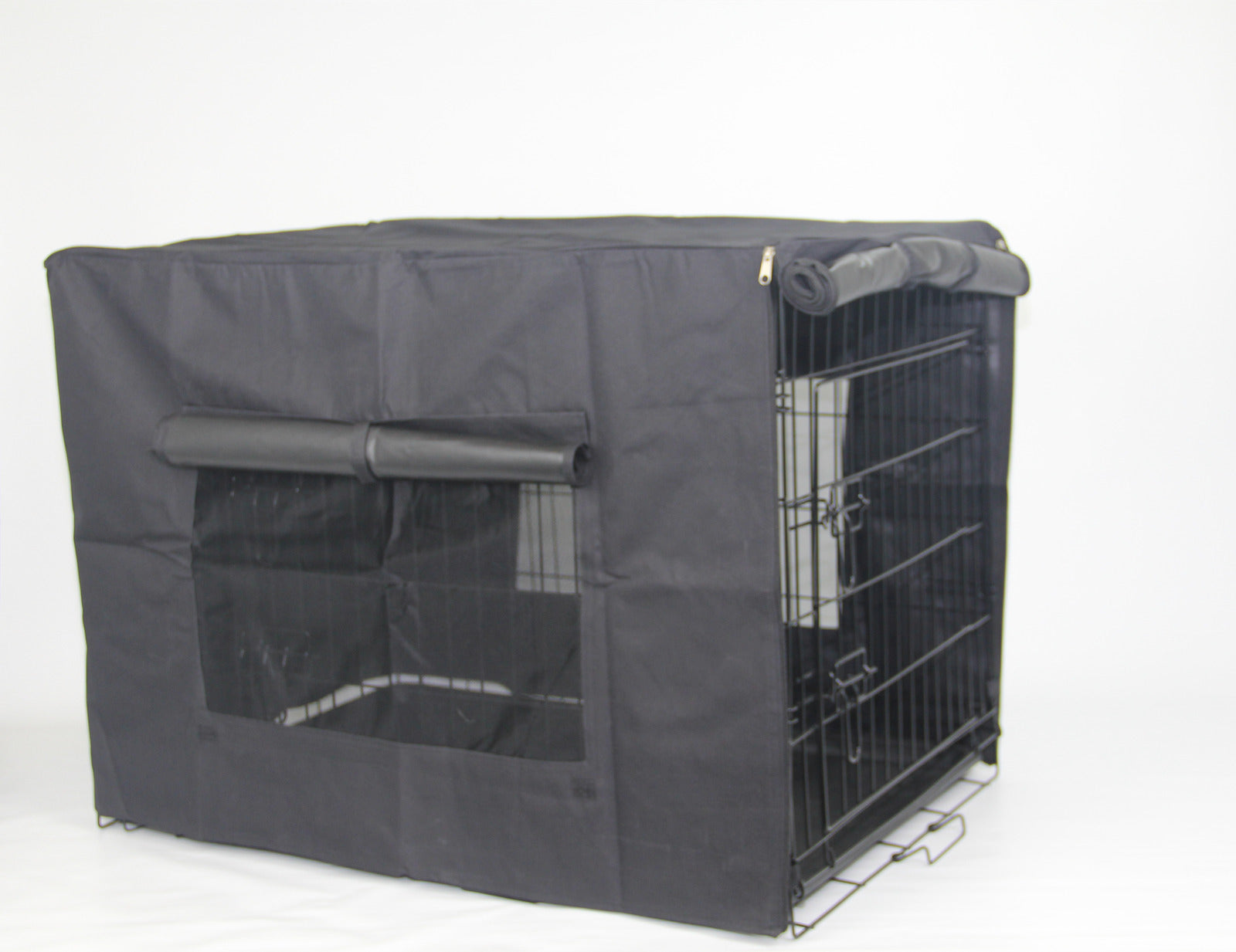 24' Portable Foldable Dog Cat Rabbit Collapsible Crate Pet Cage With Cover