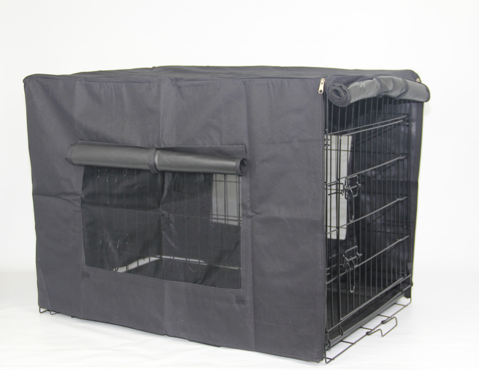 42' Portable Foldable Dog Cat Rabbit Collapsible Crate Pet Rabbit Cage With Cover