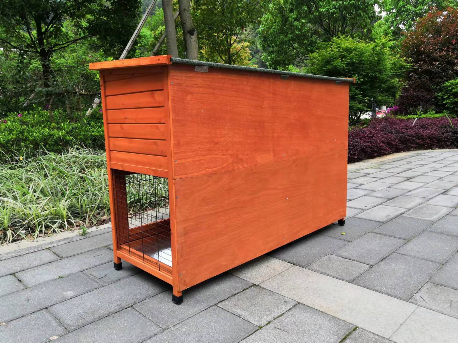 150 Cm Xxl Double Storey Rabbit Hutch Guinea Pig Ferret Cage Cat House