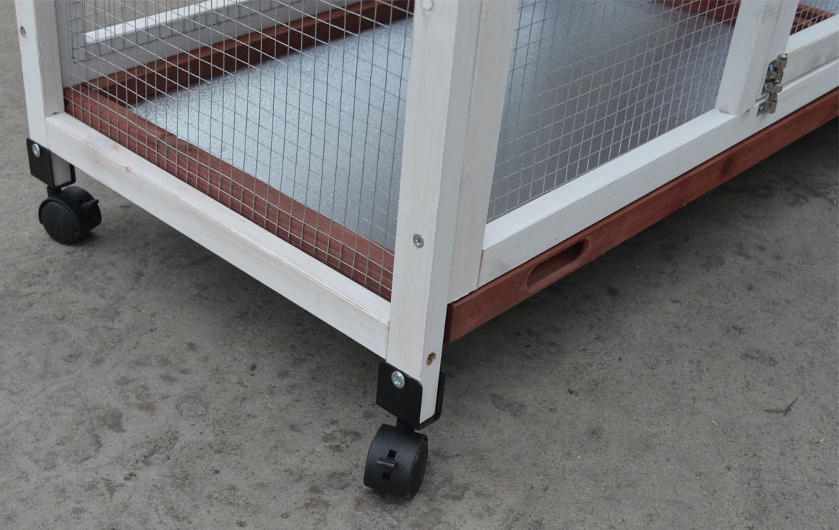 Double Storey Large Rabbit Hutch Guinea Pig Cage , Ferret Cage
