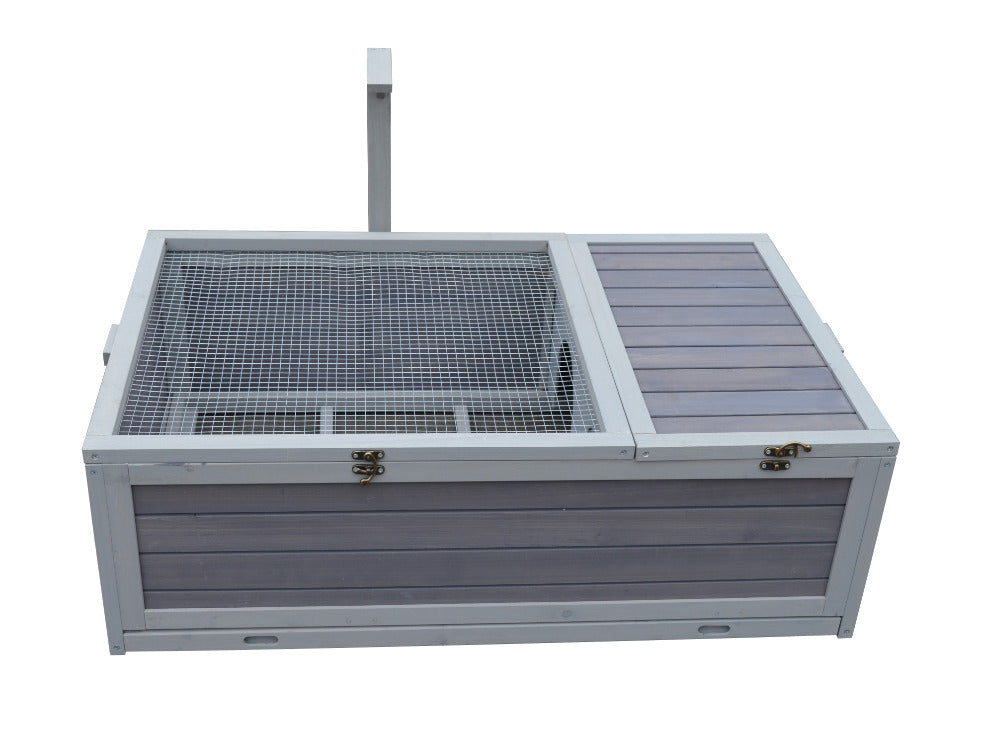 Wooden Habitat Enclosure for Tortoises and Turtles - Ideal for Indoor and Outdoor Use
