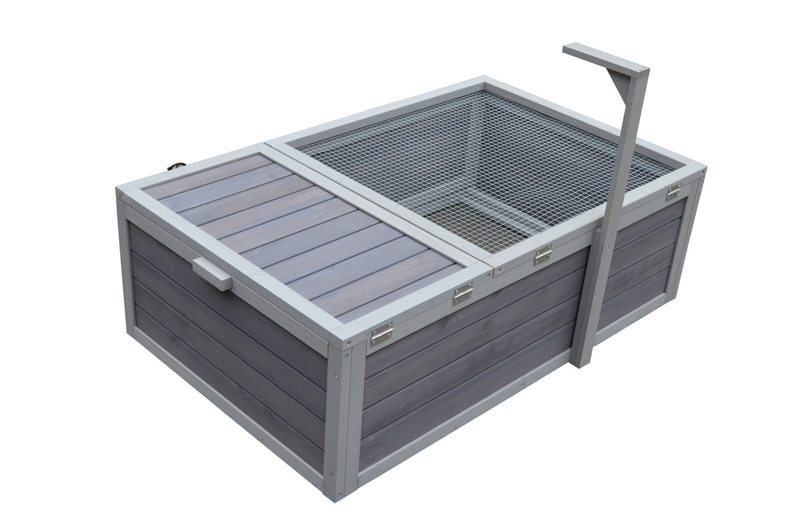 Wooden Habitat Enclosure for Tortoises and Turtles - Ideal for Indoor and Outdoor Use