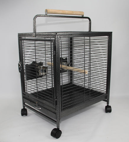 Convenient Bird Carrier with Wheels for Parrots and Budgies