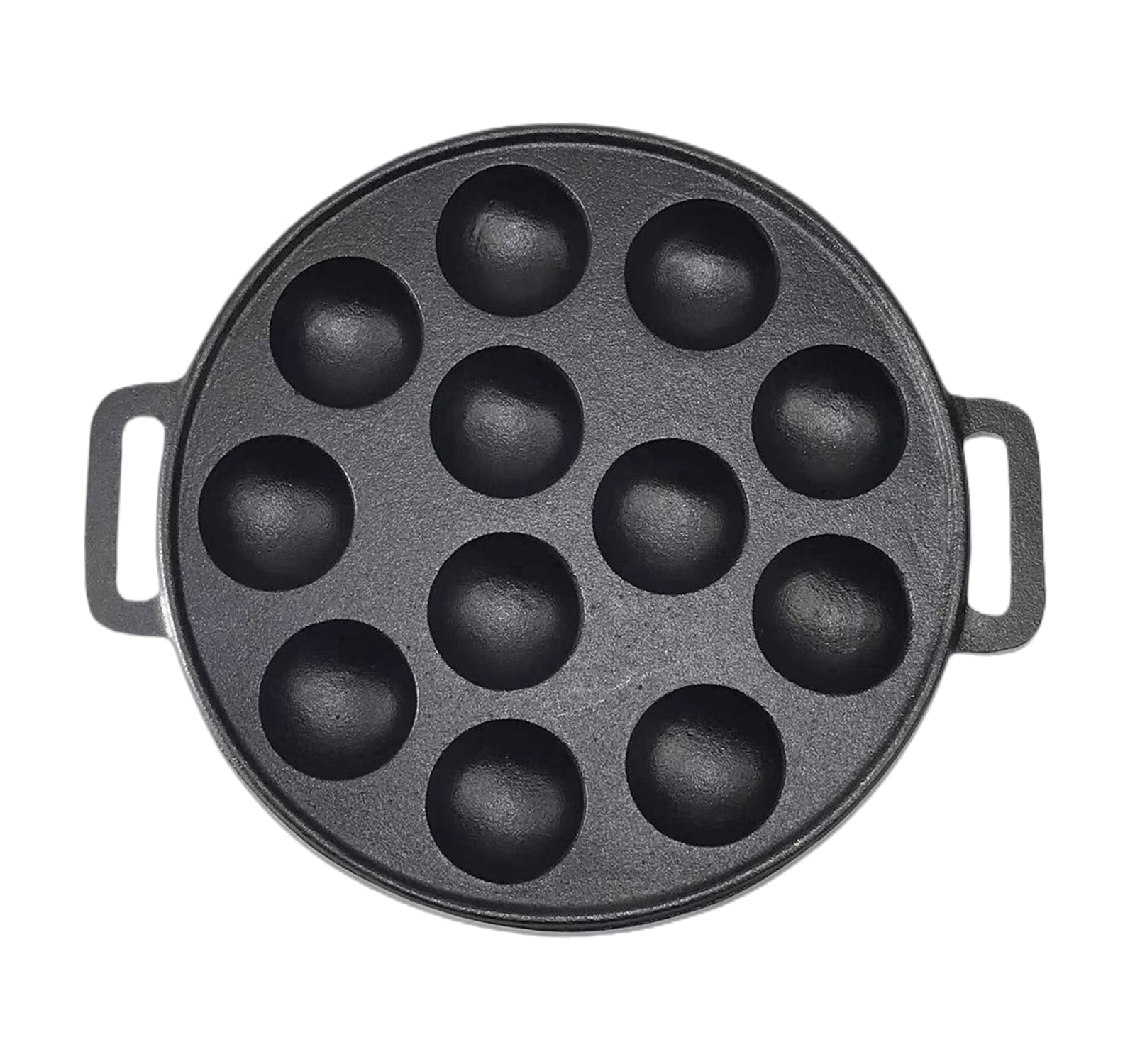 Mini Cast Iron Cake Pan 12 Holes 27.5x33x3.5cm