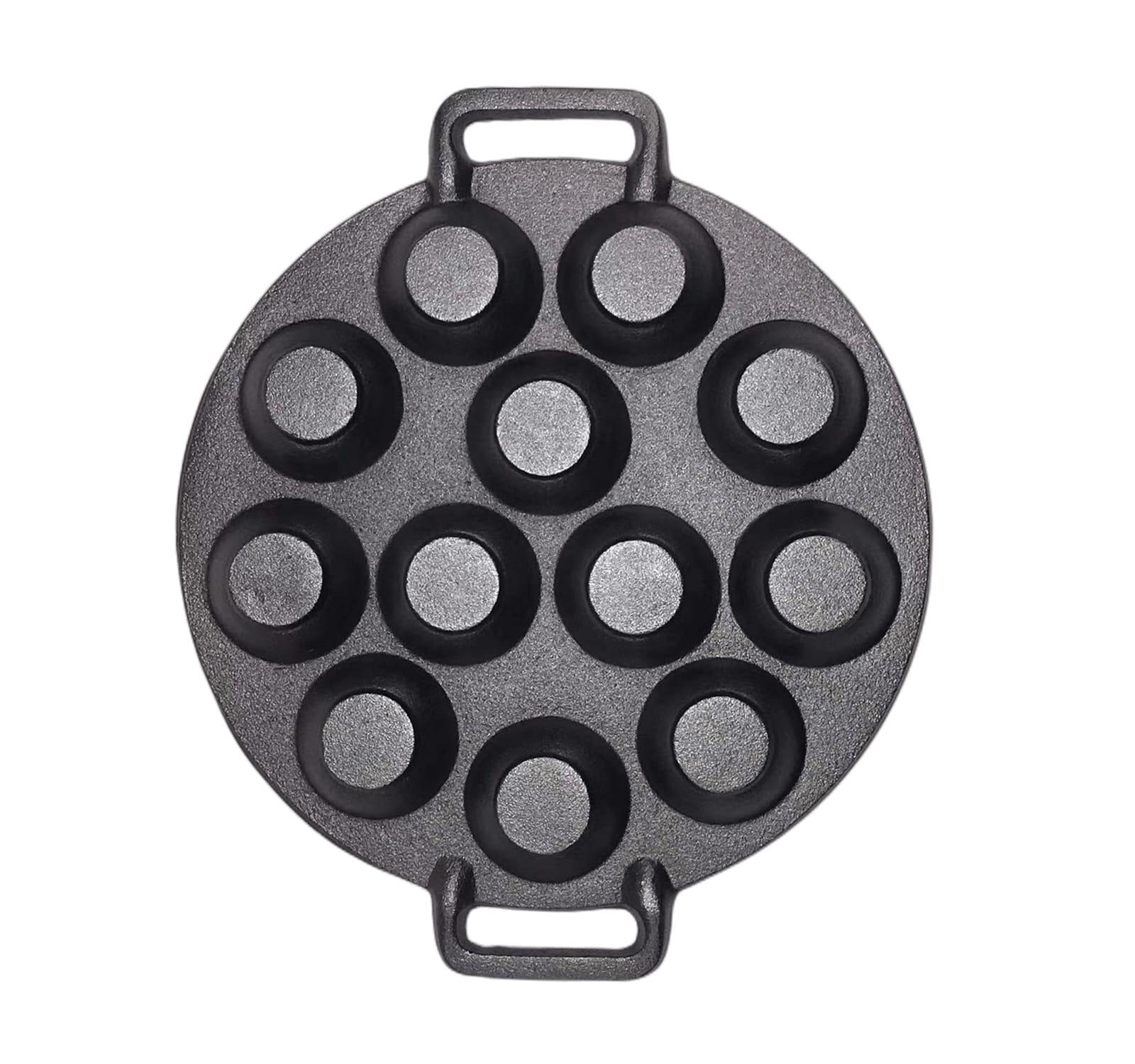 Mini Cast Iron Cake Pan 12 Holes 27.5x33x3.5cm