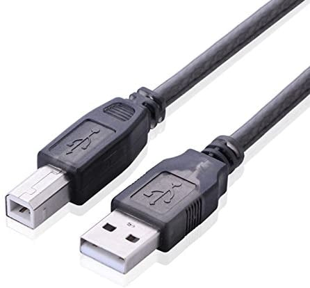 2.0 A Male to B Male Active Printer Cable 15m Black