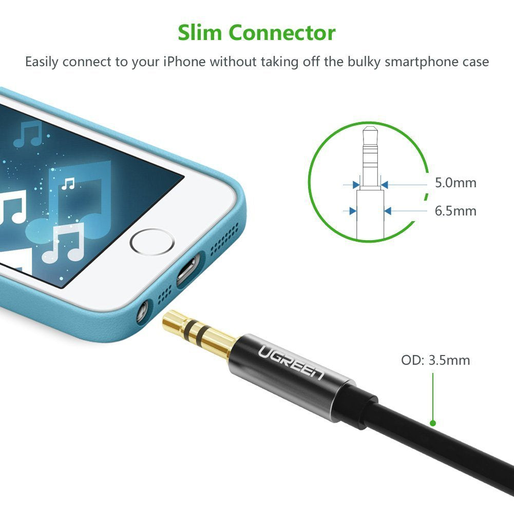 3.5Mm Male To 3.5Mm Male Audio Cable 1M (10733) | Computer Cables & Adapters