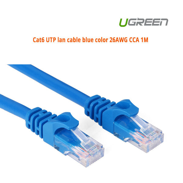 Cat6 Utp Blue Color 26Awg Cca Lan Cable 15M (11207) | Blue colour