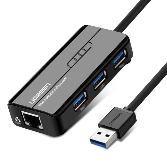 Usb 3.0 Hub With Gigabit Ethernet Adapter (20265) - Computer Cables & Adapters