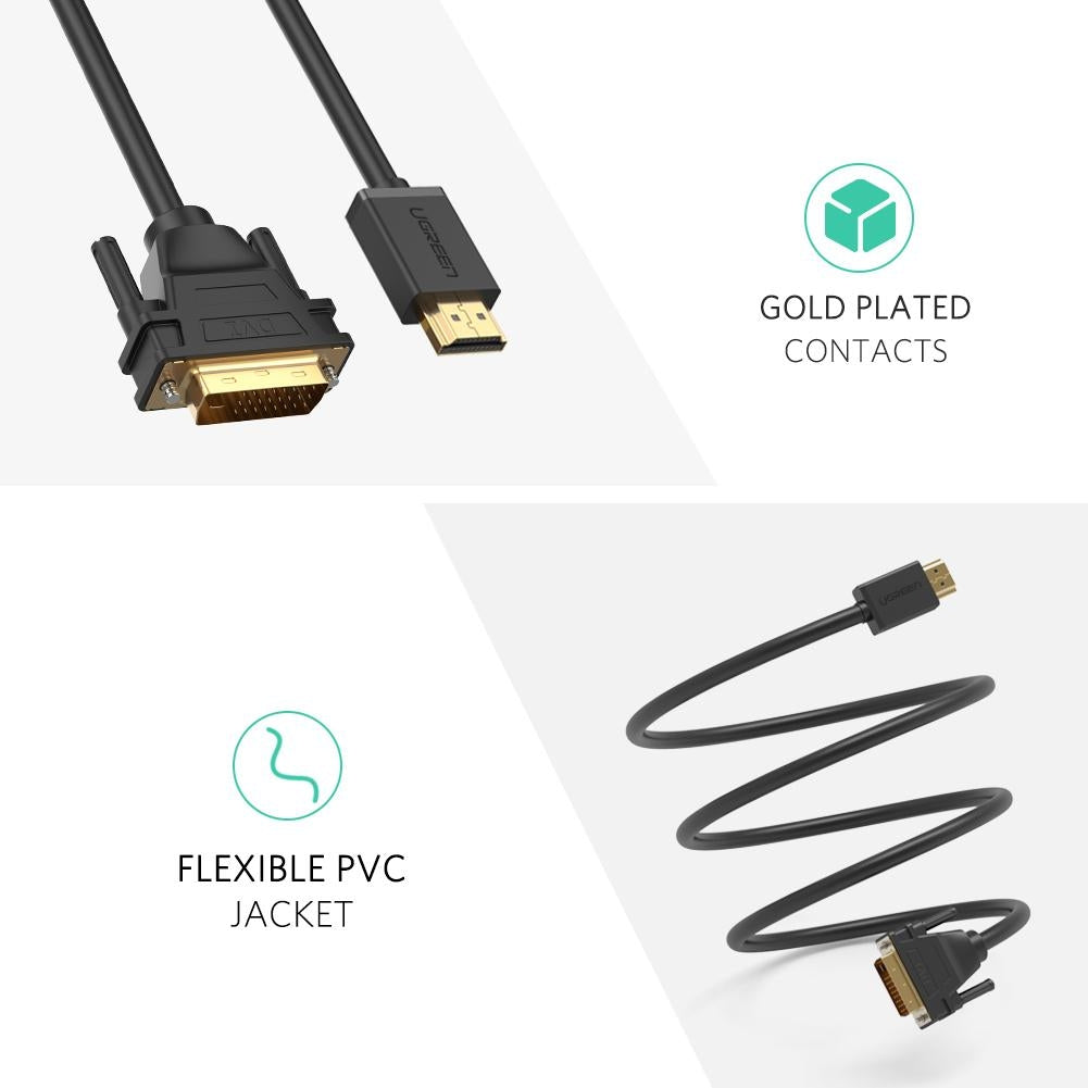 Hdmi To Dvi 24+1 Cable 1M (30116), Computer Cables & Adapters