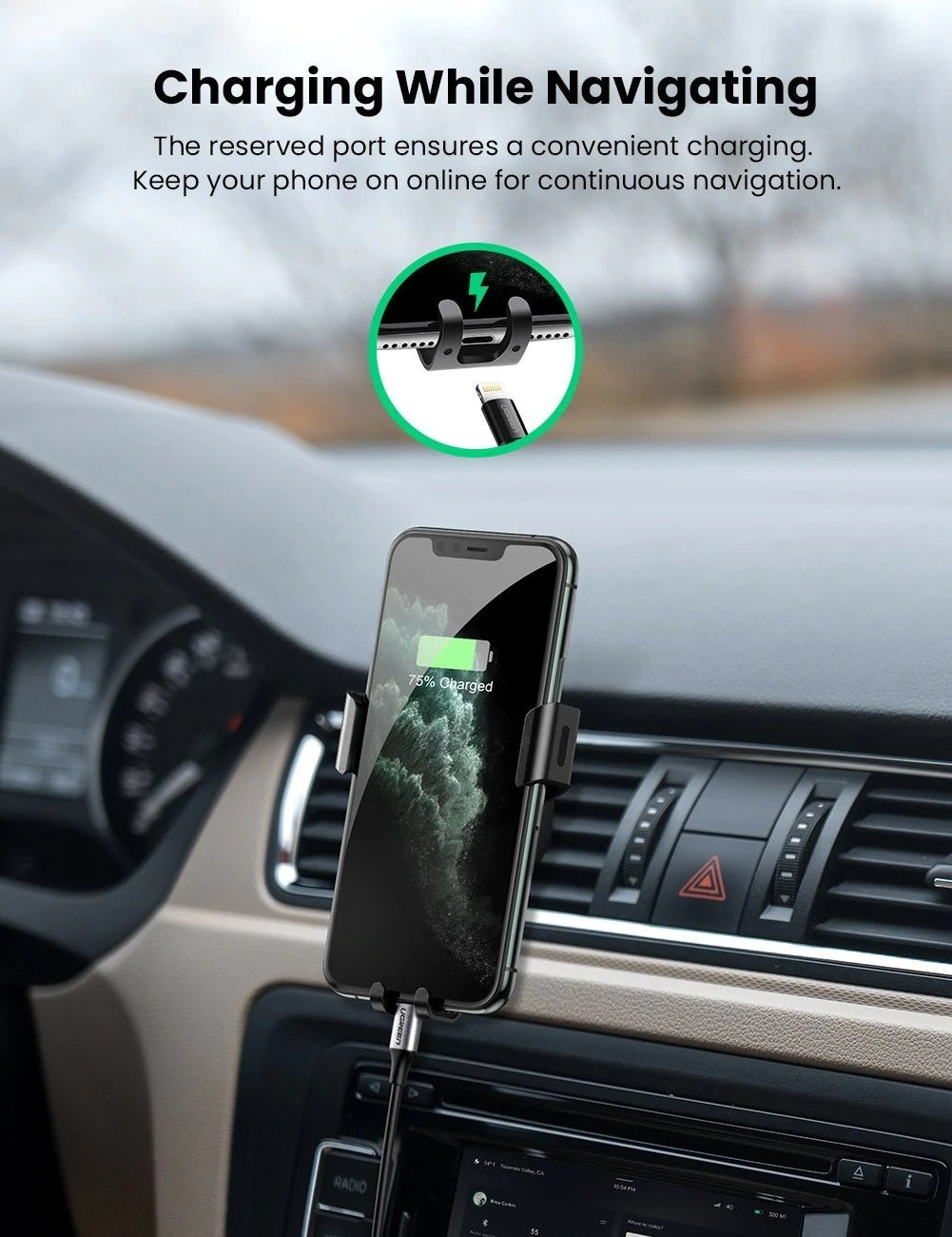 50564 Gravity Drive Car Mount | Ugreen