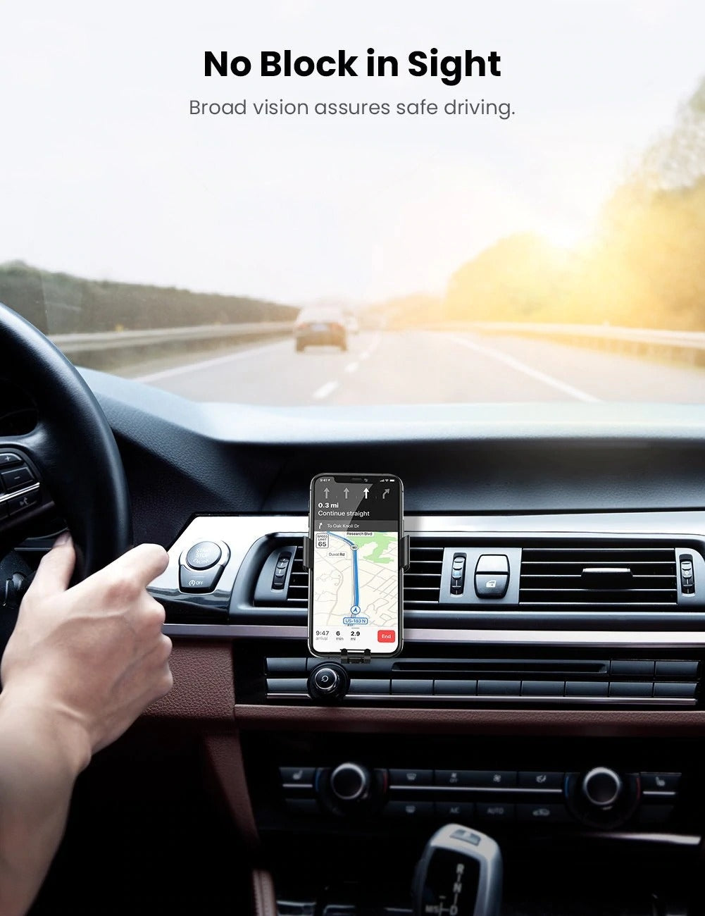 Ugreen - 50564 Gravity Drive Car Mount