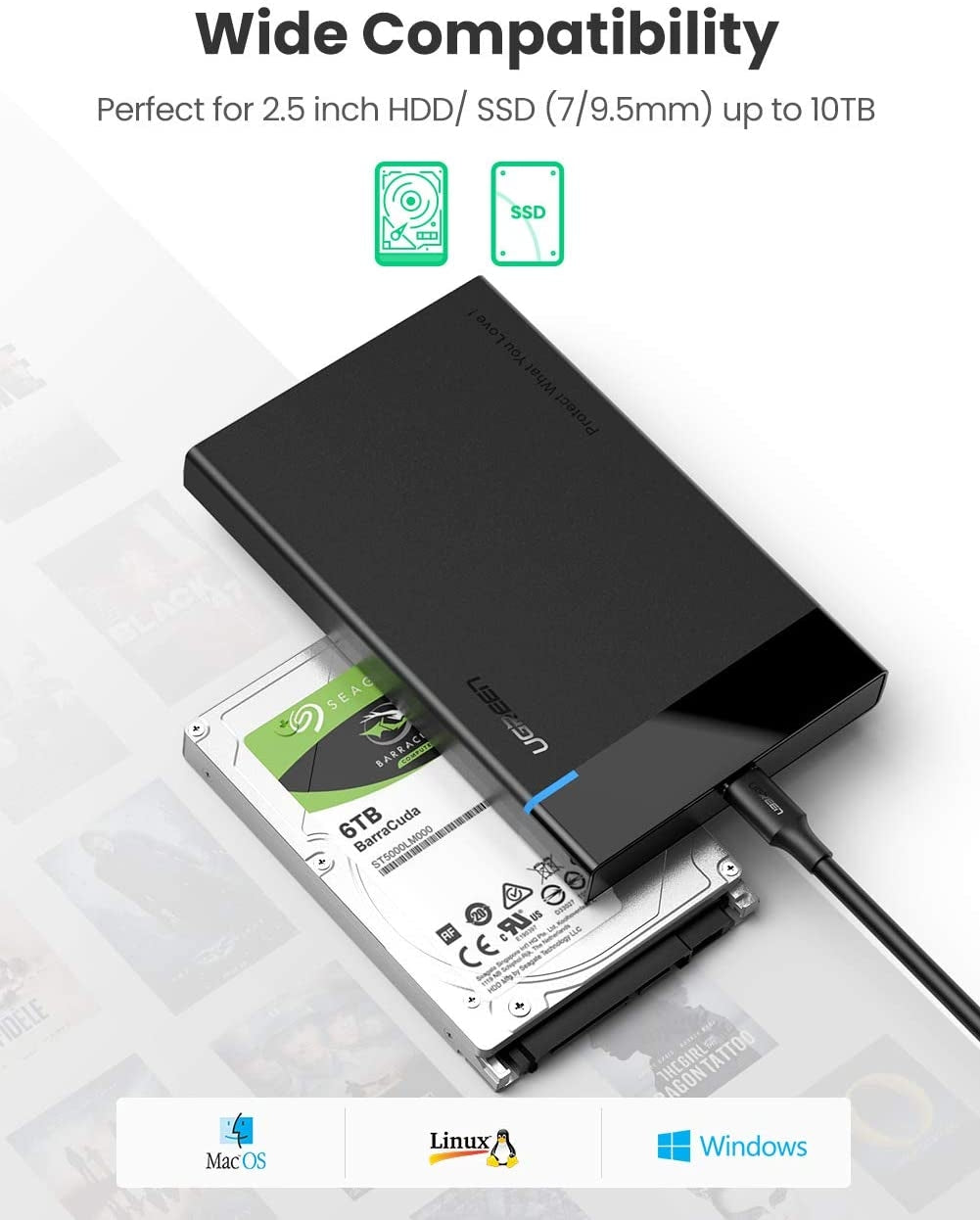 Hard Drives - Usb-C 2.5-Inch Hard Drive Box 50743