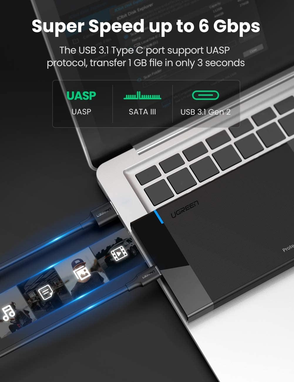 Usb-C 2.5-Inch Hard Drive Box 50743 | Hard Drives
