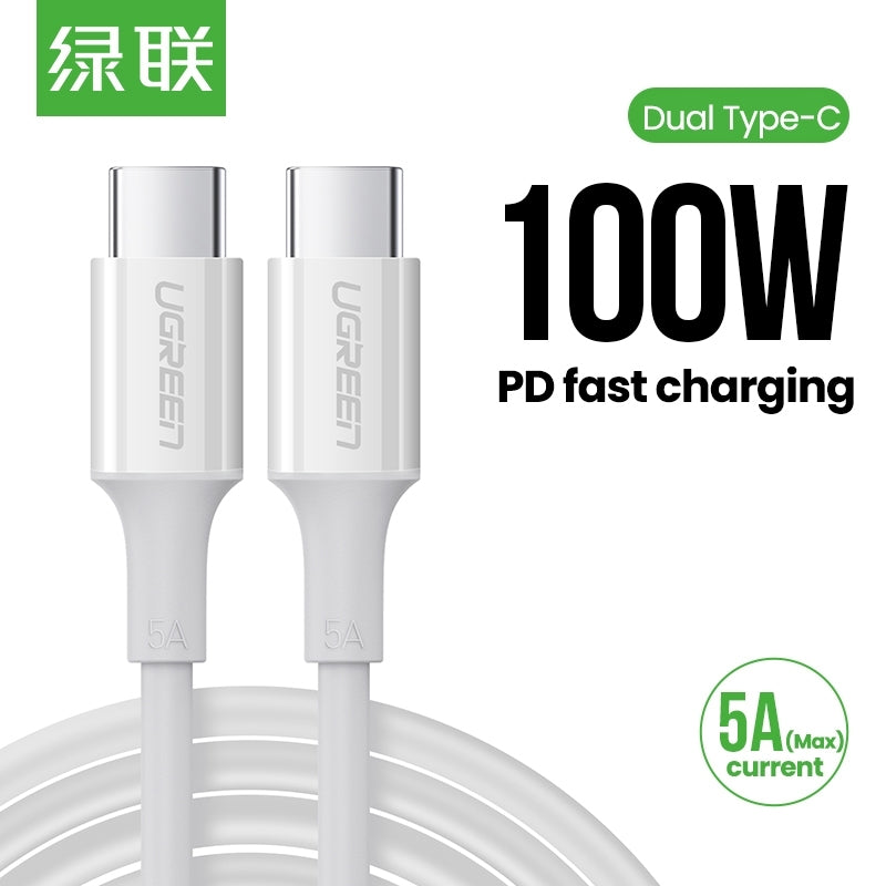 Computer Cables & Adapters - 60552 Usb-C 2.0 To Type-C Male To Male Data Cable 5A 2M White