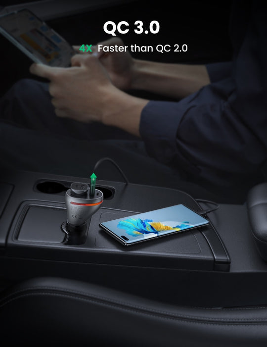 Automotive Repair & Speciality Tools - 84W Dual Port Car Charger (Space Grey)