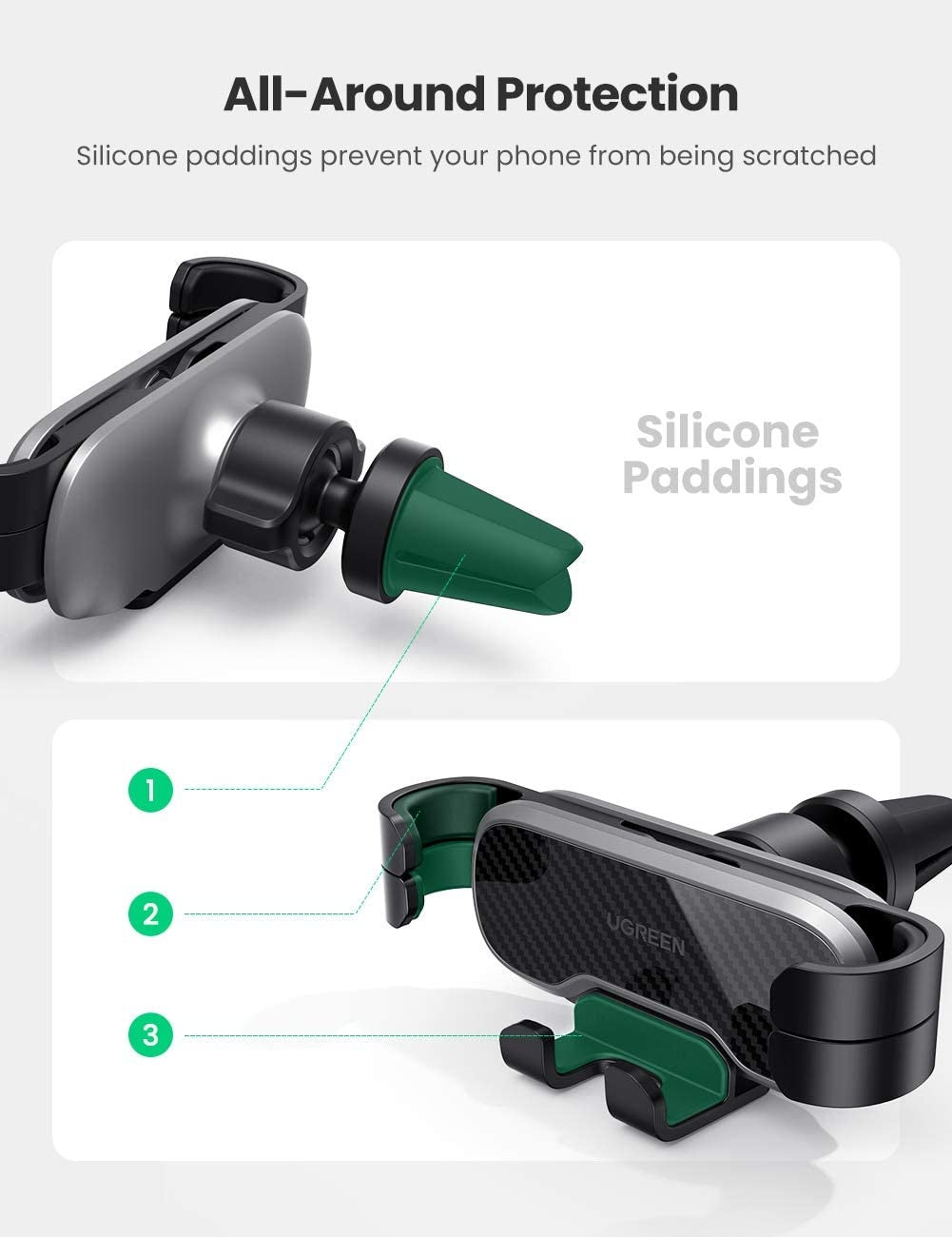 Car Mounts - Gravity Phone Holder For Car (80539)