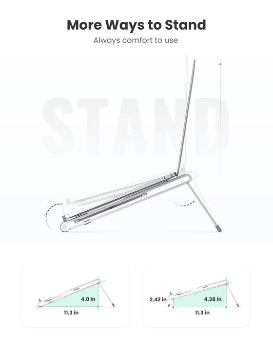 Laptop Stands - 80705 Foldable Aluminum Laptop Stand Holder
