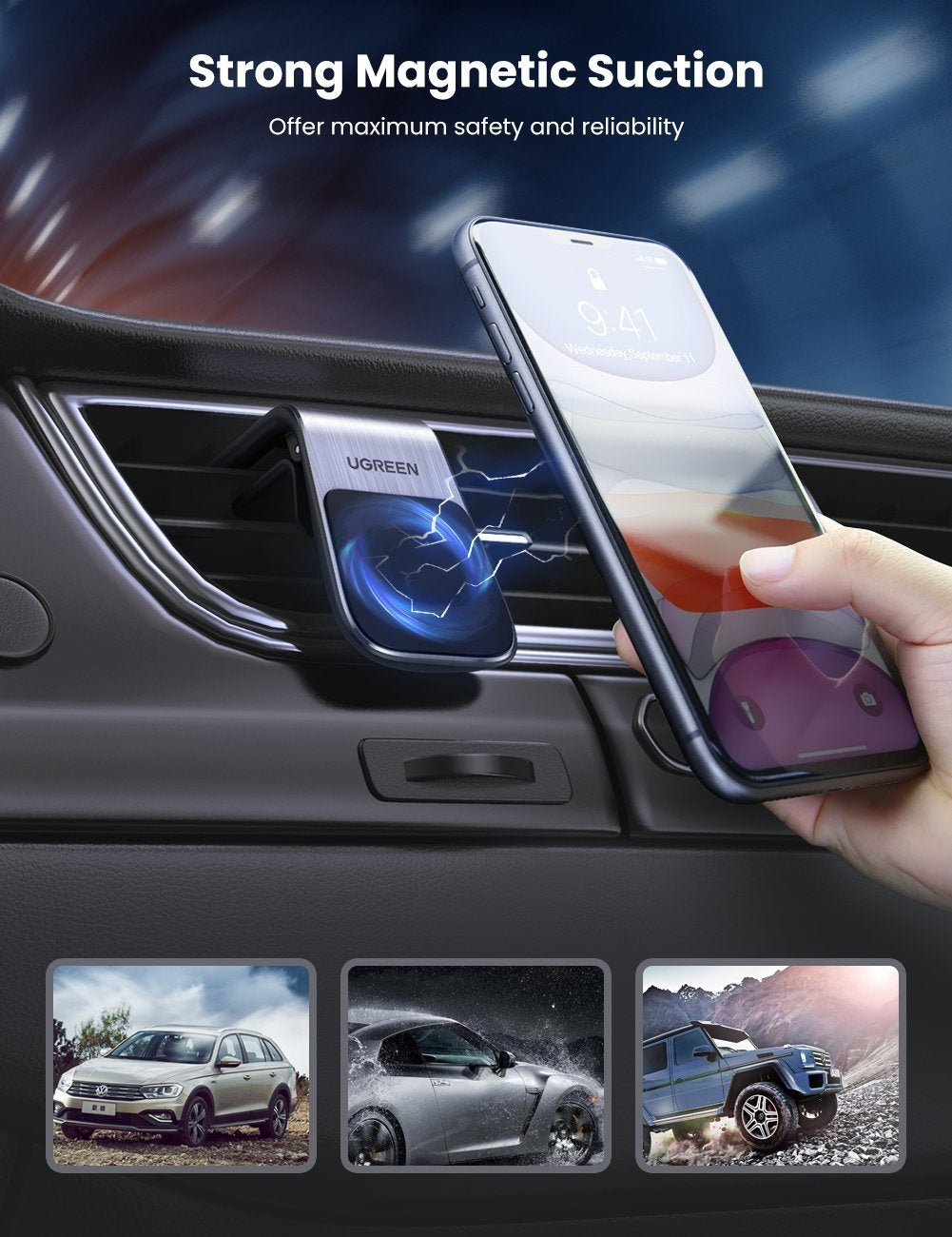 Car Mounts - 80712 Magnetic Air Vent Car Holder