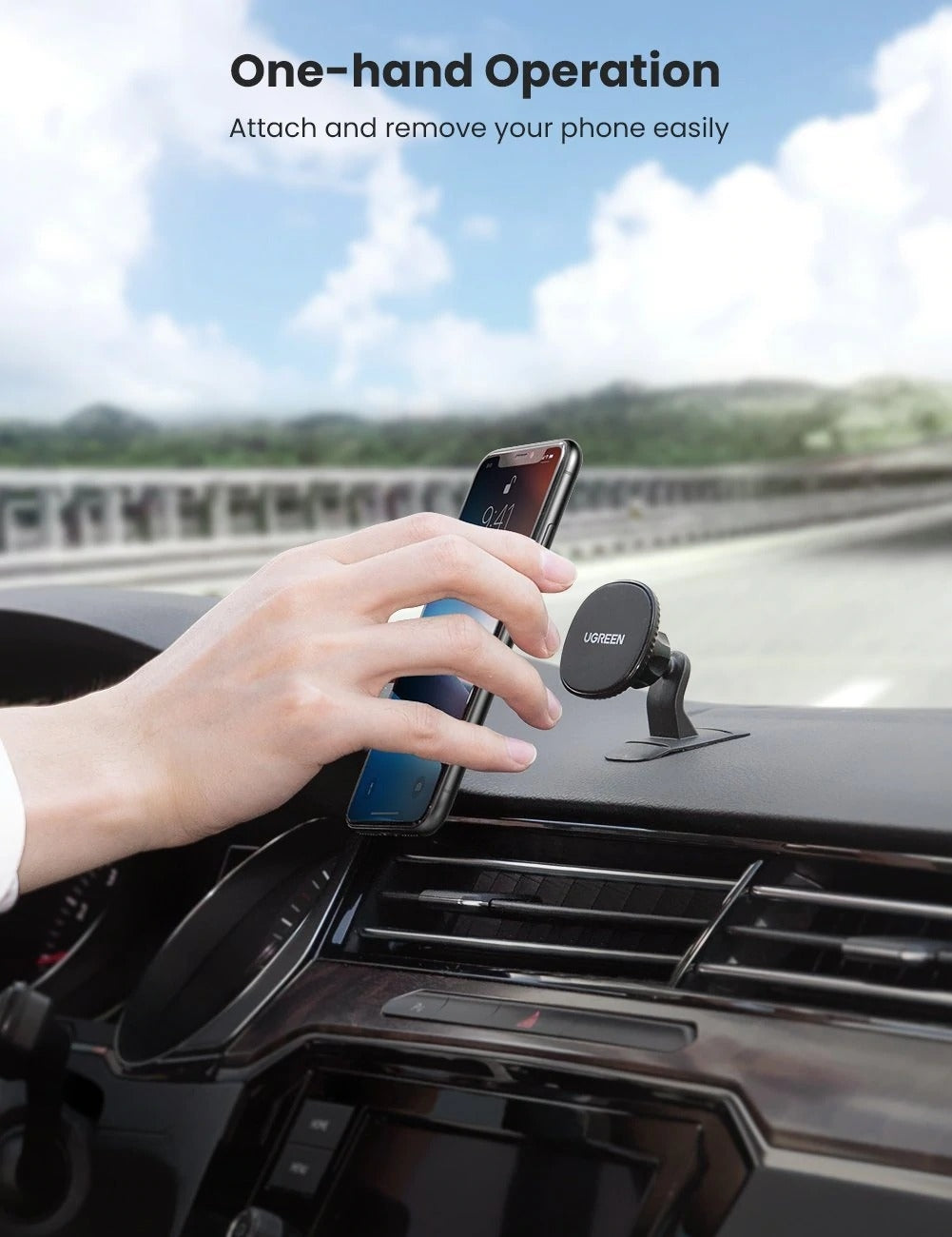Ugreen - 80785 Magnetic Phone Car Mount