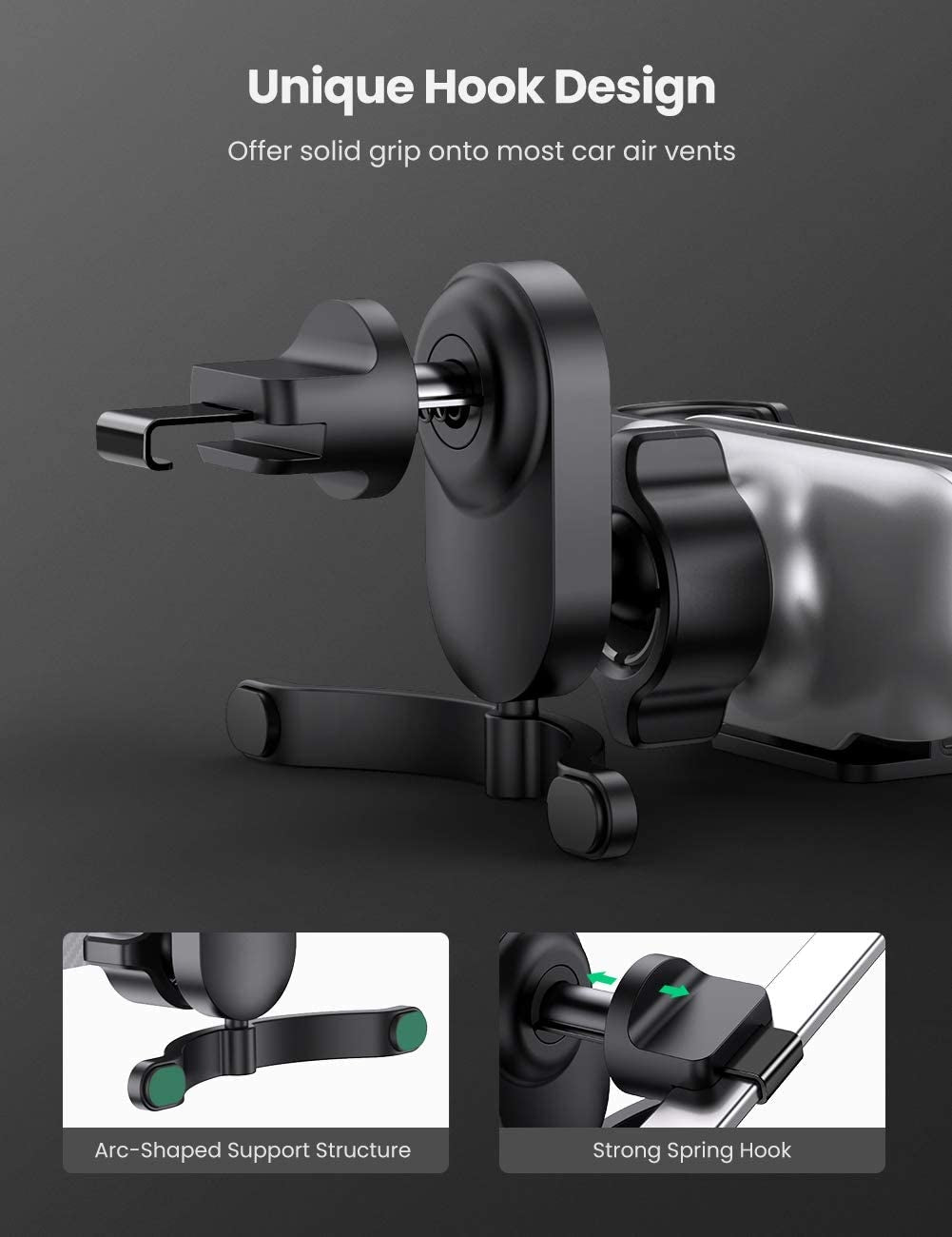 80871 Gravity Phone Holder For Car With Hook | Car Mounts