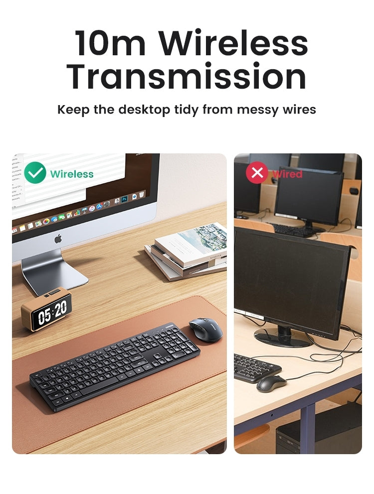 90250 104-Key Layout 2.4G Wireless Keyboard