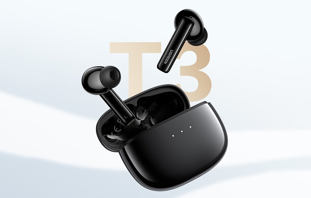90401 Hitune T3 Active Noise-Cancelling Wireless Earbuds (Black) | Work Safety Protective Equipment