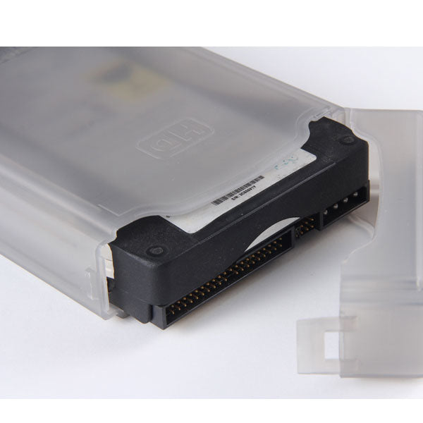 External 3.5" IDE SATA HDD Anti-Static hdd storage Box (Clear) with Hard Drives