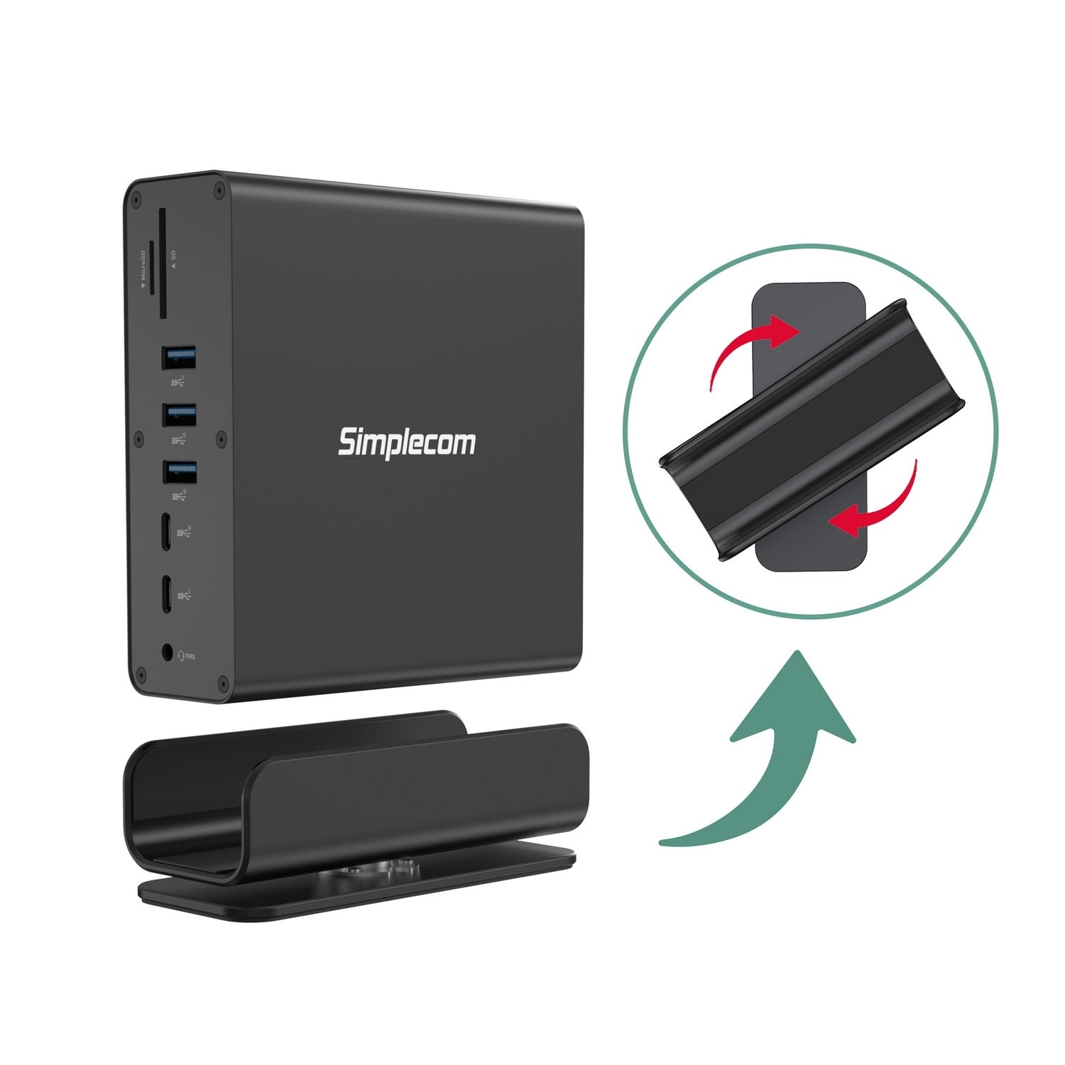 Cht815 15-In-1 Usb-C Triple Display Dock: 4K, Dual Hdmi Dp