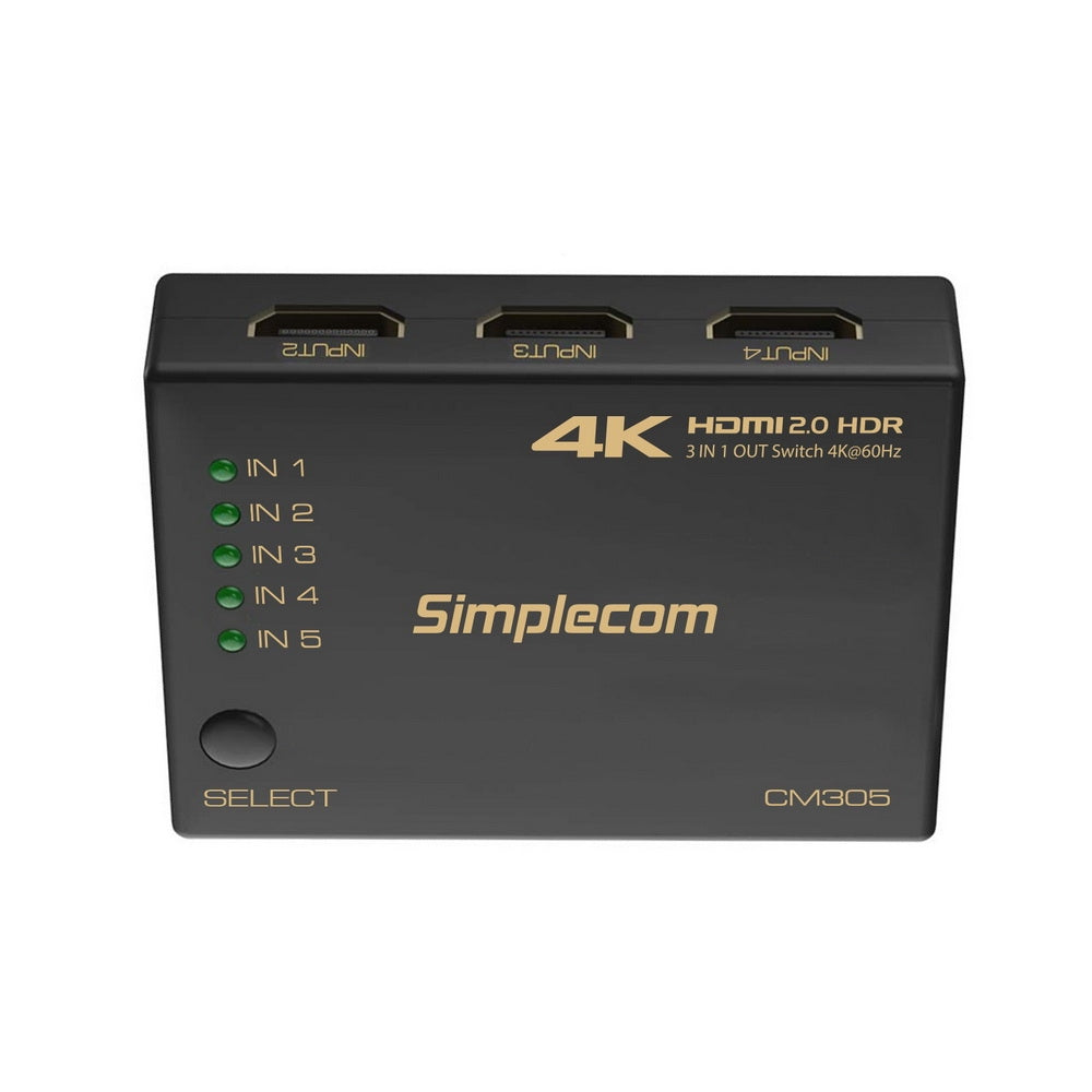 Ultra Hd 5 Way Hdmi Switch 5 In 1 Out Splitterr | TVs & Accessories