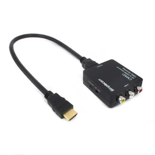 Composite Av Cvbs 3Rca To Hdmi Video Converter 1080P Upscaling - TVs & Accessories