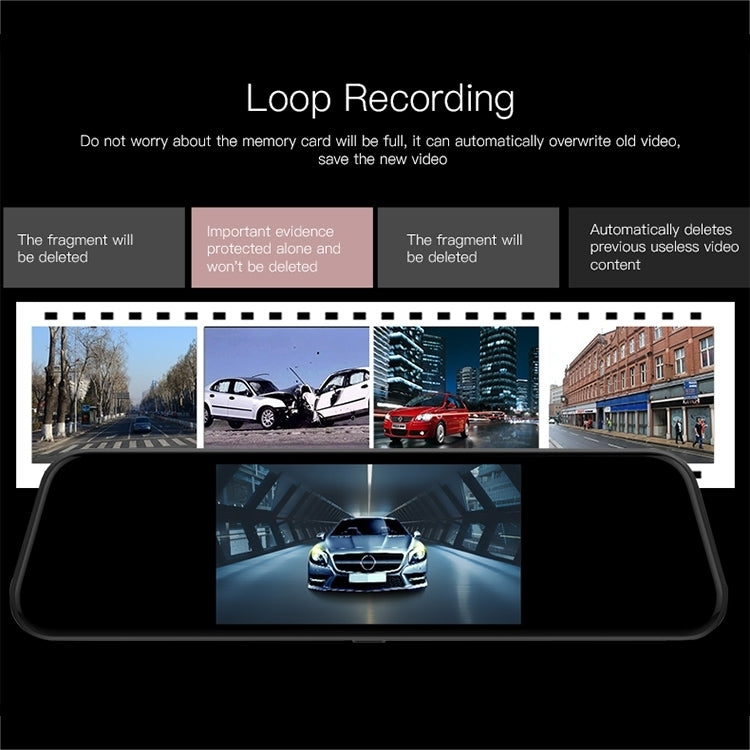 Ultra Hd Dual Cameras 5.5 Inch Ips Touch Screen Car Dvr Driving Recorder, Security Cameras & Accessories