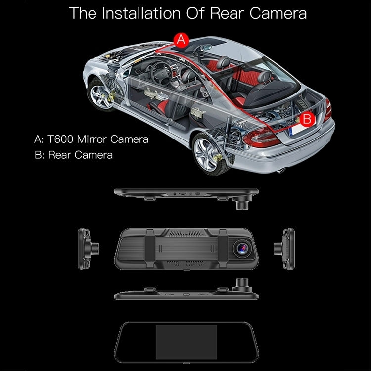 Ultra Hd Dual Cameras 5.5 Inch Ips Touch Screen Car Dvr
