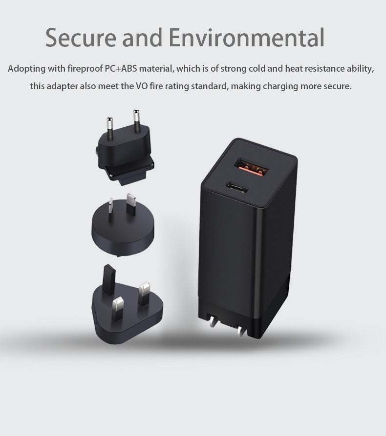 Pd65Ac Gan 65W Usb-C Pd Quick Charger, Power Banks & Chargers - photo 7