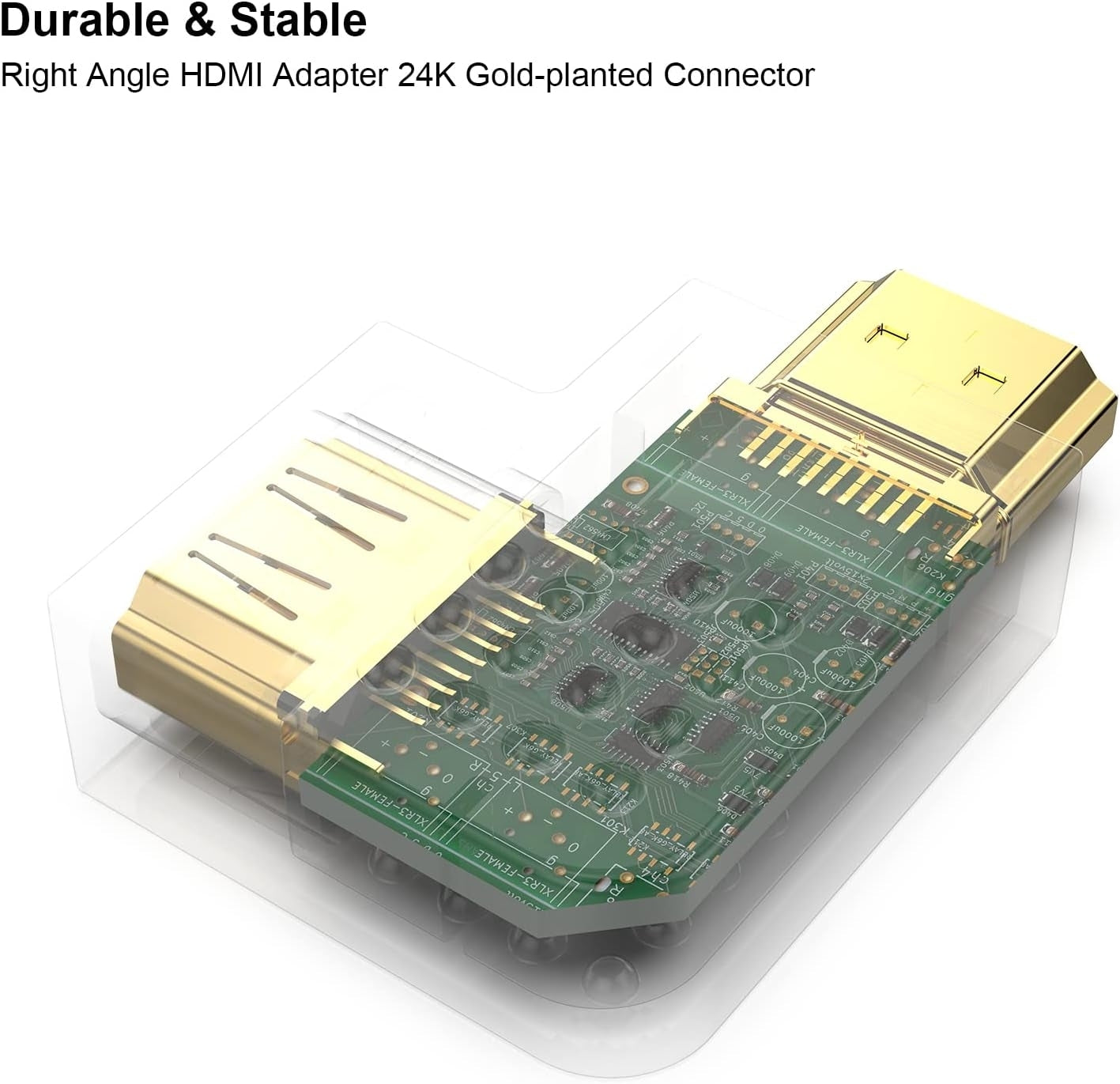 Computer Cables & Adapters - HDMI Male to Female Right Angle 90 Degree Adapter