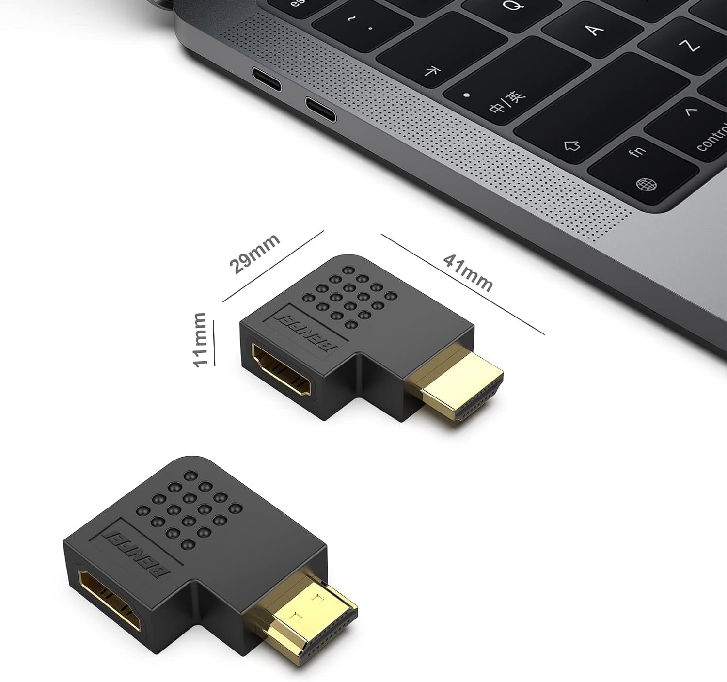 HDMI Male to Female Right Angle 90 Degree Adapter, Computer Cables & Adapters