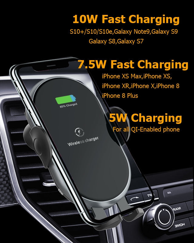 Automatic Clamping Wireless Car Charger,With Backlight | Automotive Repair & Speciality Tools