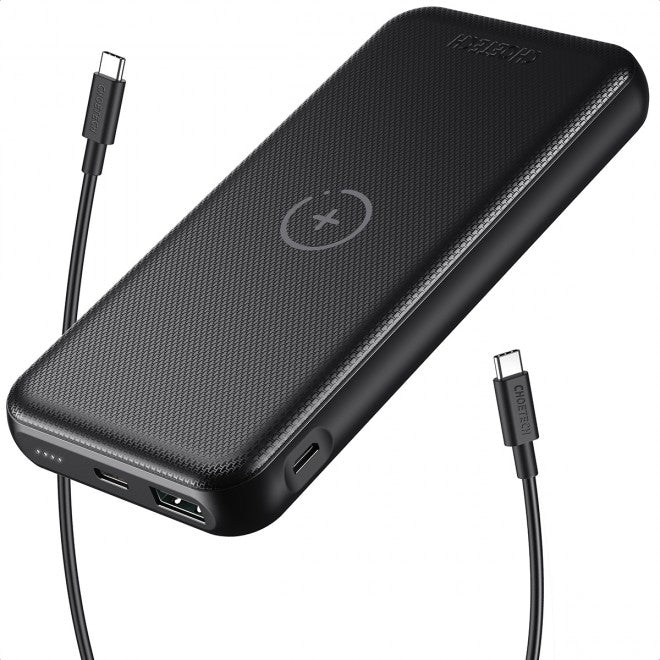 Power Banks & Chargers - B650-Cc Power Bank 10000Mah With Wireles Power Bank (Black)
