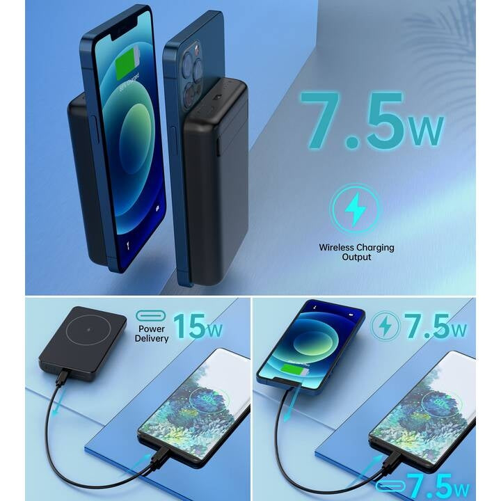 B651 10000Mah Magnetic Wireless Charge Power Bank | Choetech