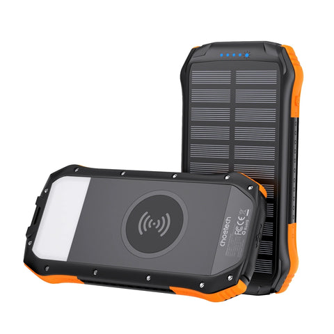 Solar Power Bank: Charge On-The-Go with 20000mAh