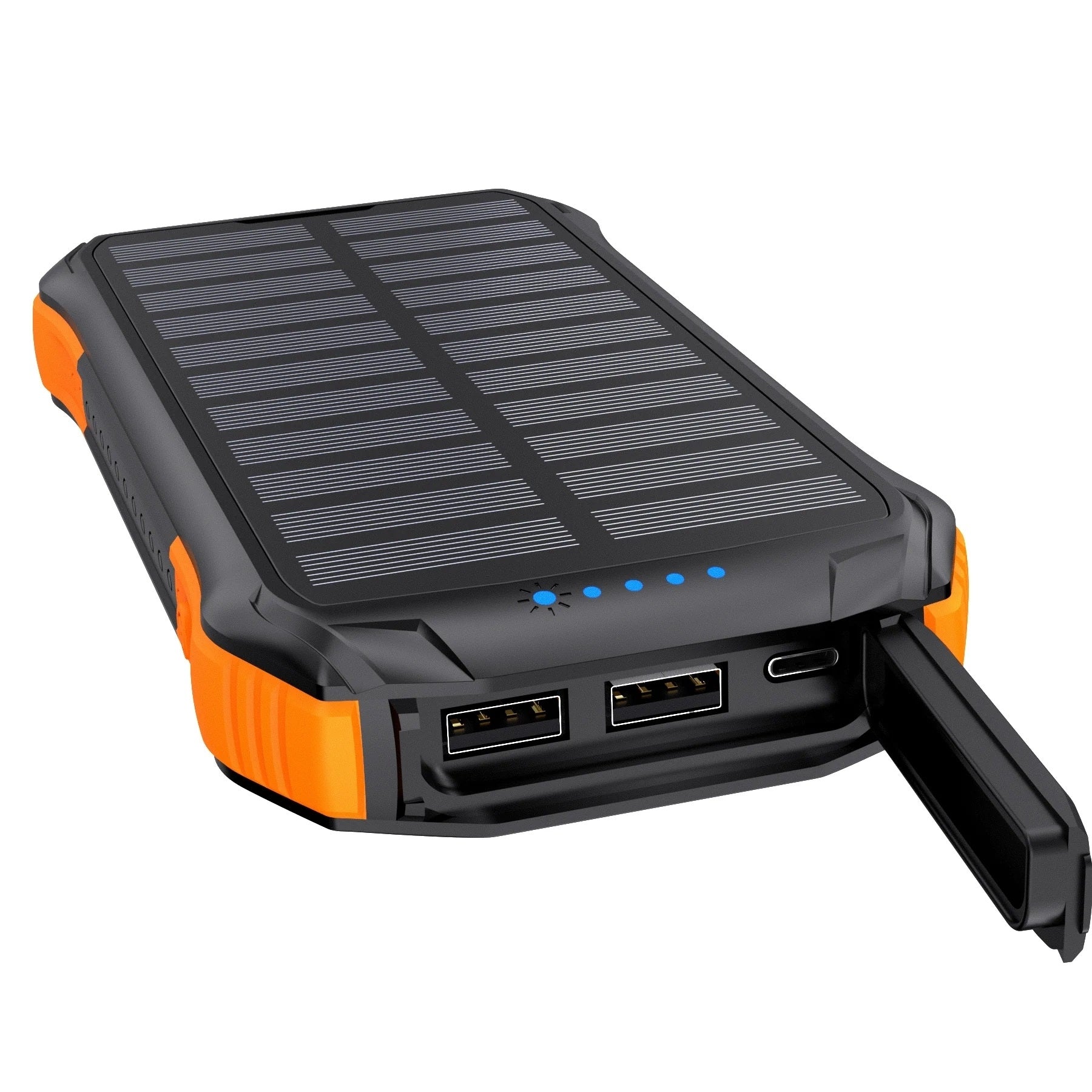 B659 10000Mah Solar Power Bank - Power Banks & Chargers