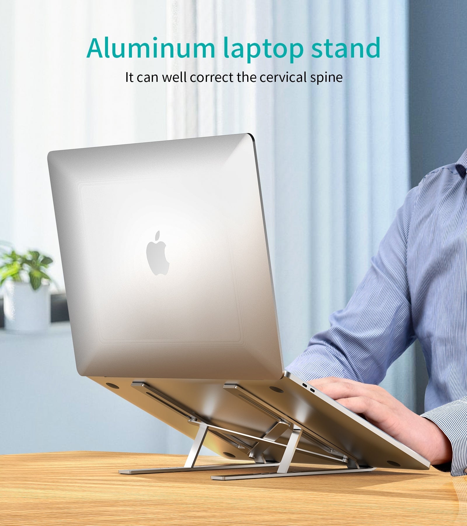 H045-Sl Aluminum Foldable Laptop Stand