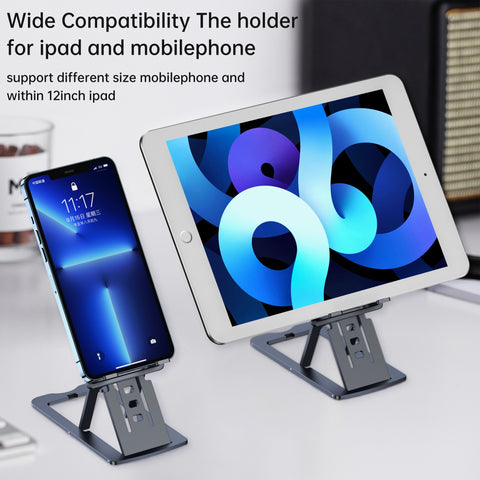 H064-Gy Foldable Phone Holder