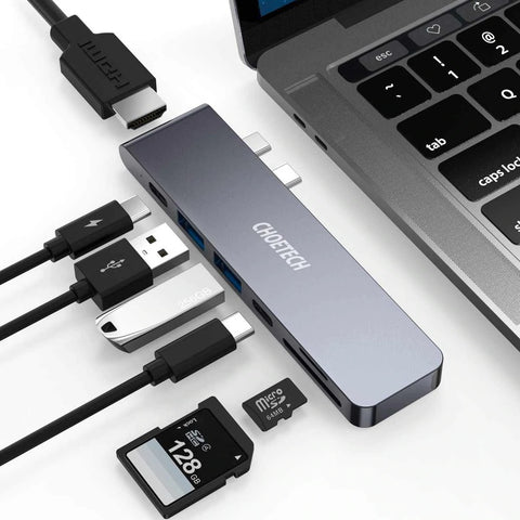Usb-C  7 In 1 Expand Docking Station Hub For Macbook Pro