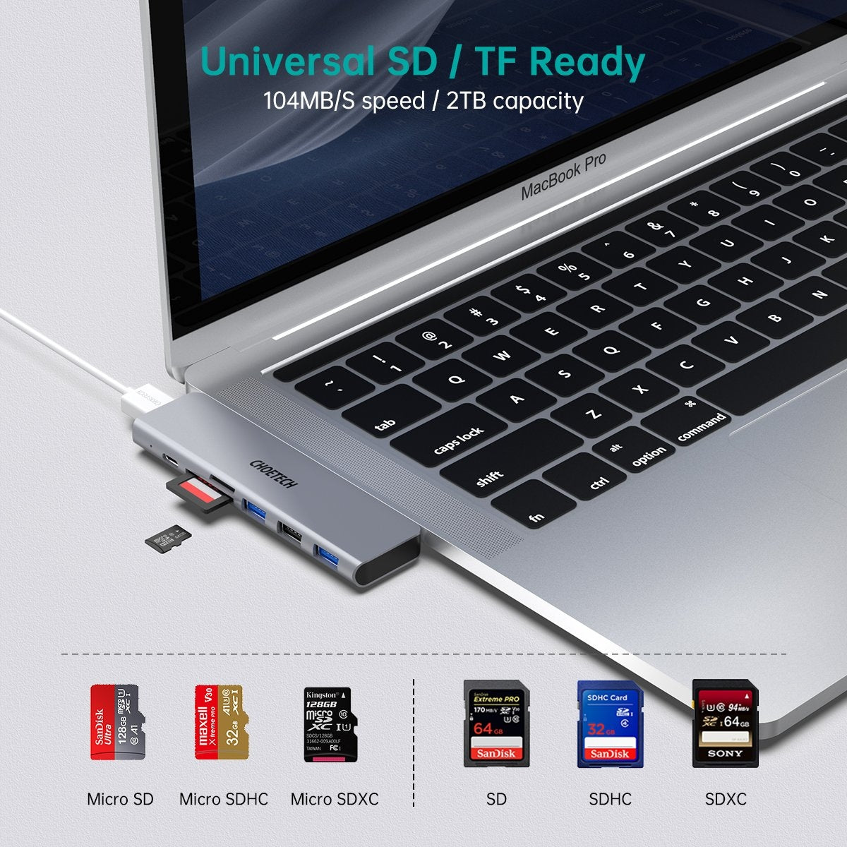 7-In-1 Macbook Pro Usb Adapter, Laptop Stands - photo 7
